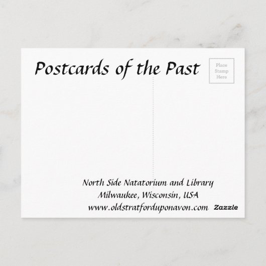 Old Briefkaart - Milwaukee, Wisconsin, VS (Achterkant)