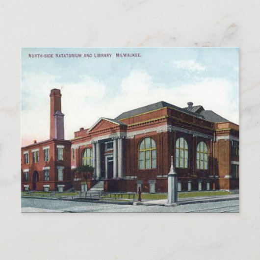 Old Briefkaart - Milwaukee, Wisconsin, VS (Voorkant)