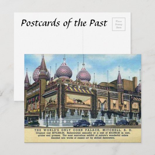 Old Briefkaart - Mitchell, South Dakota (Voorkant / Achterkant)