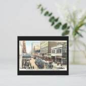 Old Briefkaart, Montreal, St Catherine Street Briefkaart (Staand voorkant)