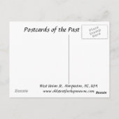Old Briefkaart - Morganton, North Carolina, Vereni (Achterkant)