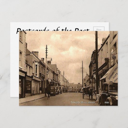 Old Briefkaart - Navan, Co Meath, Ierland (Voorkant / Achterkant)