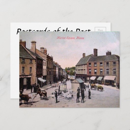 Old Briefkaart - Navan, Co Meath, Ierland (Voorkant / Achterkant)