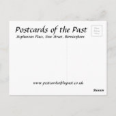 Old Briefkaart - New Street, Birmingham (Achterkant)