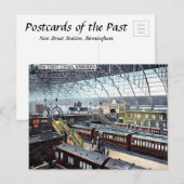Old Briefkaart - New Street Station, Birmingham (Voorkant / Achterkant)