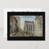 Old Briefkaart, New York City, 42nd Street Briefkaart (Voorkant / Achterkant)