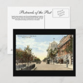 Old Briefkaart, New York City, 7e Ave op 126e Stre Briefkaart (Voorkant / Achterkant)