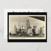 Old Briefkaart, New York City Briefkaart (Voorkant / Achterkant)