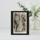 Old Briefkaart, New York City, Chrysler Building Briefkaart (Staand voorkant)