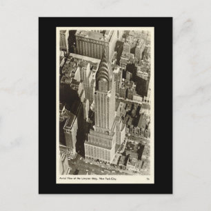 Old Briefkaart, New York City, Chrysler Building Briefkaart