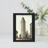 Old Briefkaart, New York City, Flat Iron Building Briefkaart (Staand voorkant)