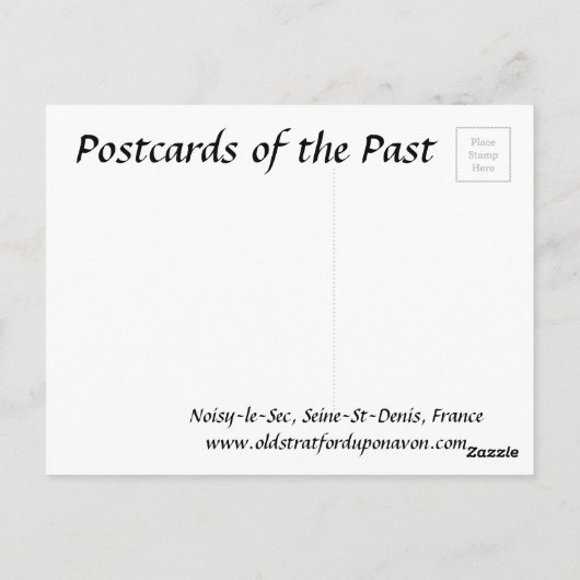 Old Briefkaart - Noisy-le-Sec, Frankrijk (Achterkant)