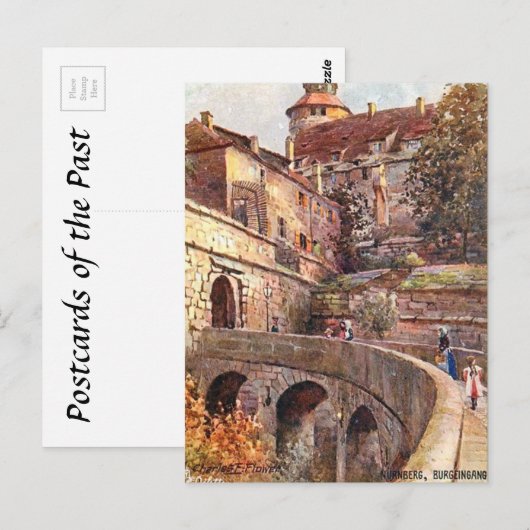 Old Briefkaart - Nürnburg (Nürnburg), Duitsland (Voorkant / Achterkant)