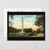 Old Briefkaart - Obelisk, Central Park, NYC, 1917 (Voorkant / Achterkant)