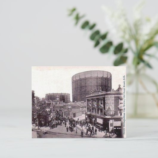 Old Briefkaart - Old Kent Rd, Londen (Staand voorkant)