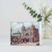 Old Briefkaart - Opera House, Buxton, Derbyshire. (Staand voorkant)