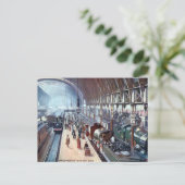 Old Briefkaart - Paddington Station, Londen (Staand voorkant)