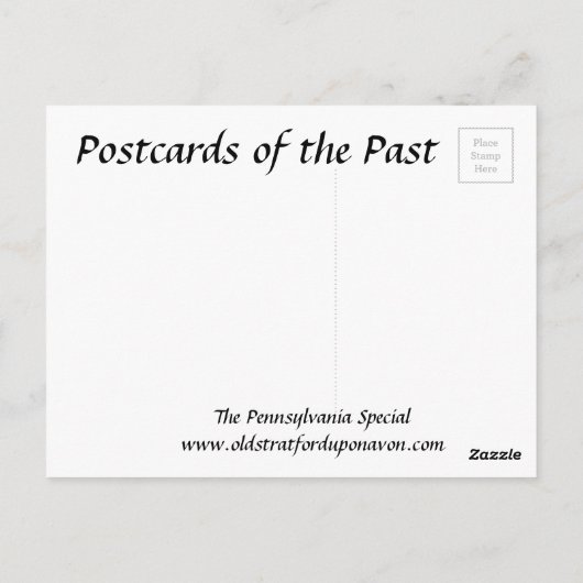 Old Briefkaart - Pennsylvania Special (Achterkant)