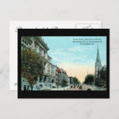 Old Briefkaart - Philadelphia, Broad Street (Voorkant / Achterkant)