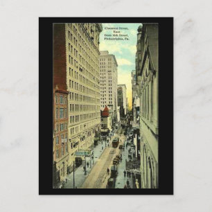 Old Briefkaart - Philadelphia, Chestnut Street