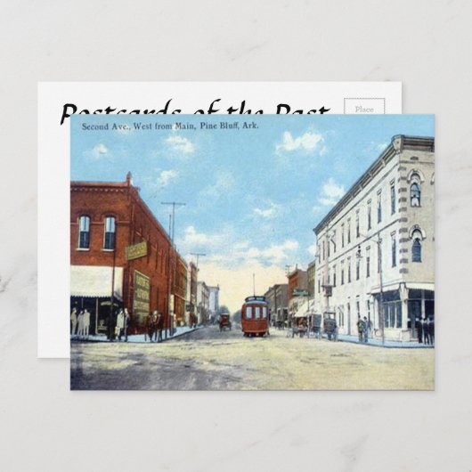 Old Briefkaart - Pine Bluff, Arkansas, Verenigde S (Voorkant / Achterkant)
