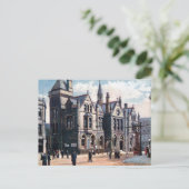 Old Briefkaart - Post Kantoor, Halifax, Yorkshire (Staand voorkant)