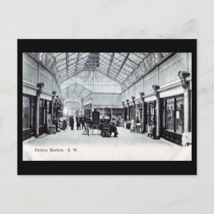 Old Briefkaart - Putney Market, Londen