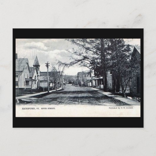 Old Briefkaart - Richford, Vermont, Verenigde Stat (Voorkant)