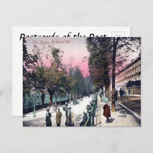 Old Briefkaart - Richmond Hill, Londen (Voorkant / Achterkant)