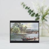 Old Briefkaart - River Dee, Chester, Engeland (Staand voorkant)