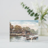 Old Briefkaart - River Dee, Chester, Engeland (Staand voorkant)