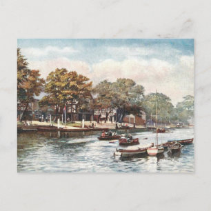 Old Briefkaart - River Dee, Chester, Engeland