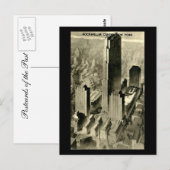 Old Briefkaart, Rockefeller Center, New York City Briefkaart (Voorkant / Achterkant)