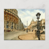 Old Briefkaart, Rome, Via Vittorio Veneto Briefkaart (Voorkant)