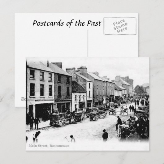 Old Briefkaart - Roscommon, Ierland (Voorkant / Achterkant)
