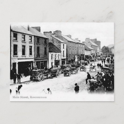 Old Briefkaart - Roscommon, Ierland (Voorkant)