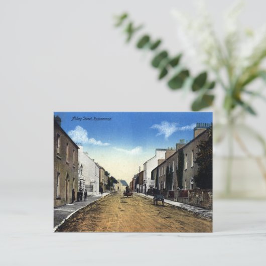 Old Briefkaart - Roscommon, Ierland (Staand voorkant)