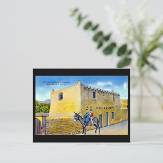 Old Briefkaart - Santa Fe, New Mexico, VS. (Staand voorkant)