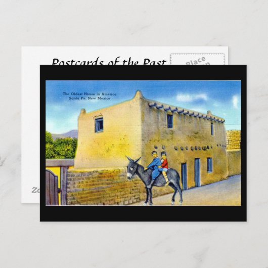 Old Briefkaart - Santa Fe, New Mexico, VS. (Voorkant / Achterkant)