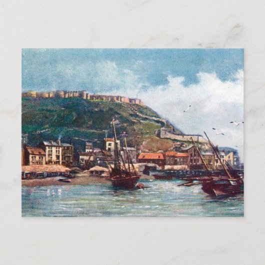 Old Briefkaart - Scarborough, Yorkshire (Voorkant)