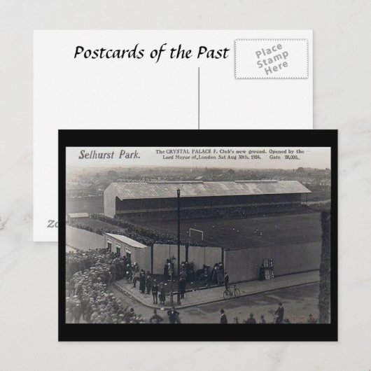 Old Briefkaart - Selhurst Park, Londen (Voorkant / Achterkant)