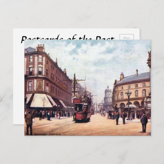 Old Briefkaart - Sheffield, Yorkshire (Voorkant / Achterkant)