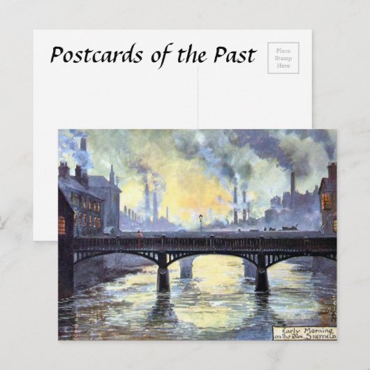 Old Briefkaart - Sheffield, Yorkshire (Voorkant / Achterkant)