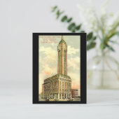 Old Briefkaart - Singer Building, New York City (Staand voorkant)