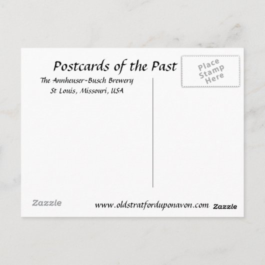 Old Briefkaart - St Louis, Missouri, Verenigde Sta (Achterkant)