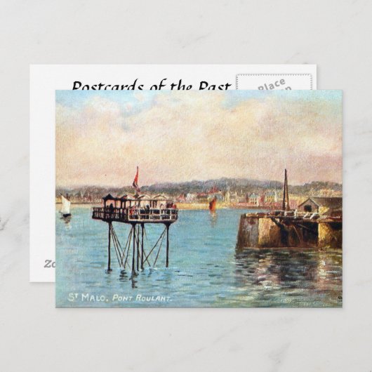 Old Briefkaart - St Malo, Frankrijk (Voorkant / Achterkant)