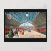 Old Briefkaart - St Pancras Station, Londen (Voorkant)