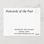 Old Briefkaart - Stoke Newington, Londen (Achterkant)