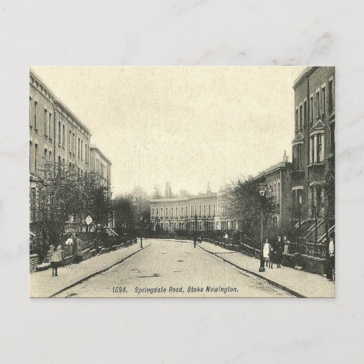 Old Briefkaart - Stoke Newington, Londen (Voorkant)