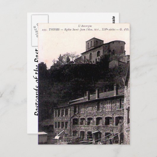 Old Briefkaart - Thiers, Puy de Dôme, Frankrijk (Voorkant / Achterkant)